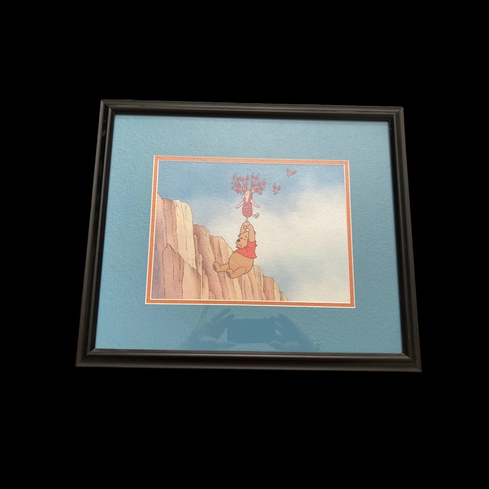 DISNEY WINNIE THE POOH professionally framed and matted print 16x20